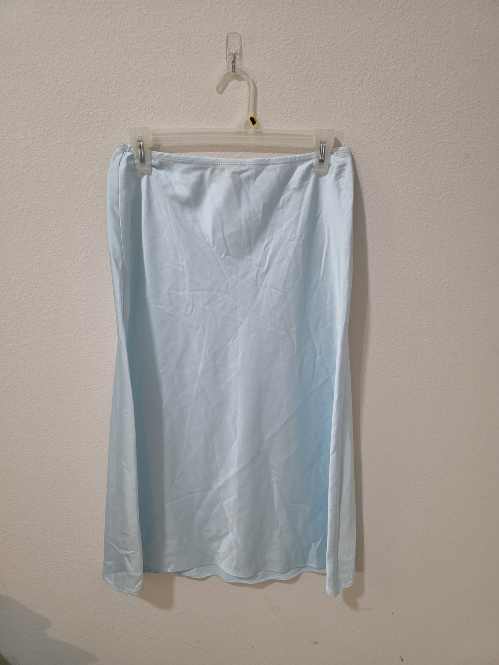 Vince Camuto Powder Blue Midi Slip Skirt